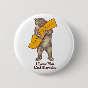 Chapa Redonda De 5 Cm Te Amo California