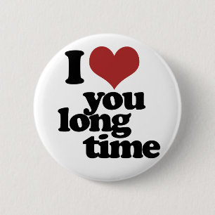Chapa Redonda De 5 Cm Te amo mucho tiempo