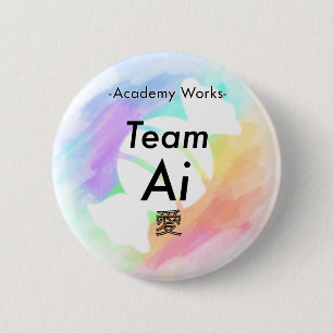 Chapa Redonda De 5 Cm Team Ai - Academy Works