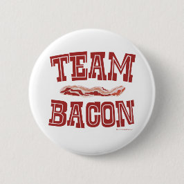 Chapa Redonda De 5 Cm Team Bacon Fun Breakfast Life Art