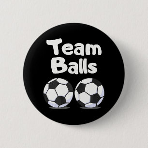 Chapa Redonda De 5 Cm Team Balls divertida Team Boy Género revelar fútbo