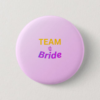 Chapa Redonda De 5 Cm Team Bride button