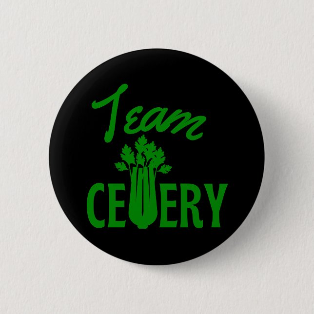 Chapa Redonda De 5 Cm Team Celery (Anverso)