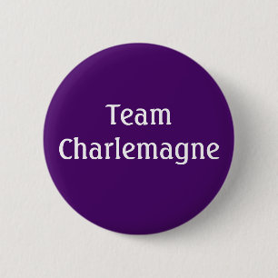 Chapa Redonda De 5 Cm Team Charlemagne