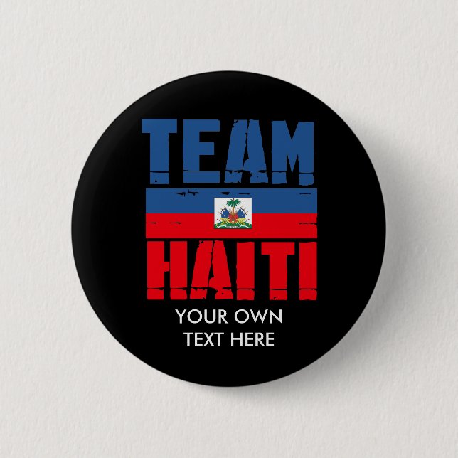 CHAPA REDONDA DE 5 CM TEAM HAITI (Anverso)