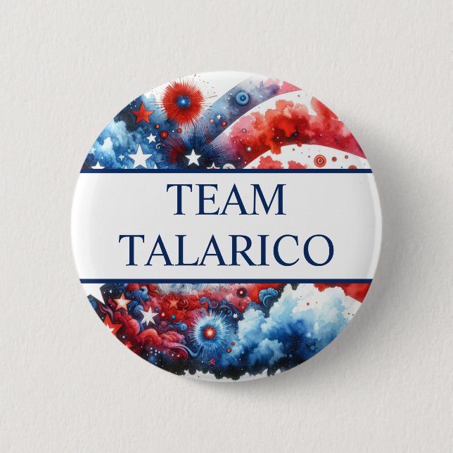 Chapa Redonda De 5 Cm Team James Talarico for President (Anverso)