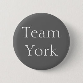 Chapa Redonda De 5 Cm Team York