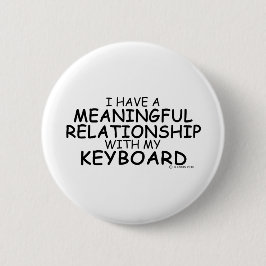 Chapa Redonda De 5 Cm Teclado de relación significativo