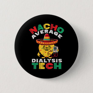 Chapa Redonda De 5 Cm Técnico De Diálisis No Promedio Hemodiálisis Cinco