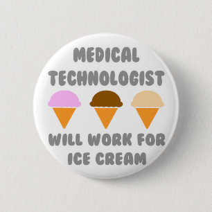 Chapa Redonda De 5 Cm Tecnología médica... Trabajará Para El Helado