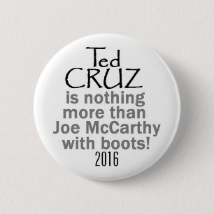Chapa Redonda De 5 Cm Ted Cruz 2016