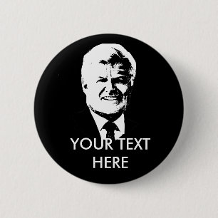 Chapa Redonda De 5 Cm Ted Kennedy