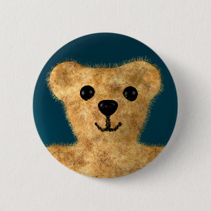 Chapa Redonda De 5 Cm Teddy Bear