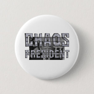 Chapa Redonda De 5 Cm TEE Chaos President