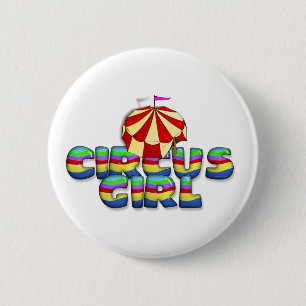 Chapa Redonda De 5 Cm TEE Circus Chica