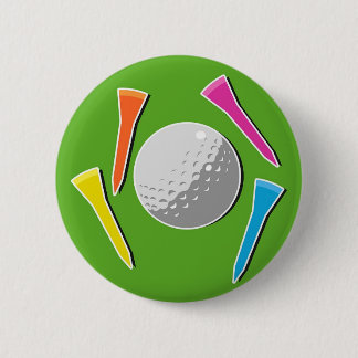 Chapa Redonda De 5 Cm Tee de golf