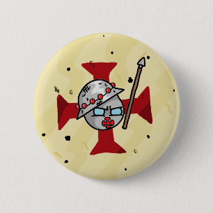 Chapa Redonda De 5 Cm Templarball