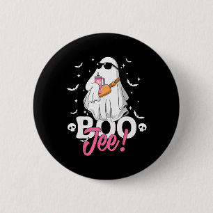 Chapa Redonda De 5 Cm Temporada espeluznante lindo fantasma Halloween di