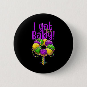 Chapa Redonda De 5 Cm Tengo Al Byby Mardi Gras Fat Tuesday Nueva Orleans