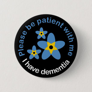 Chapa Redonda De 5 Cm Tengo Dementia Olvídenme No