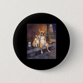 Chapa Redonda De 5 Cm Tengo Ese Perro Dentro De Mí Funny Bulldog Francés