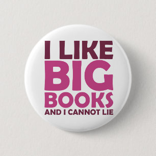 Chapa Redonda De 5 Cm Tengo gusto de los libros grandes y no puedo