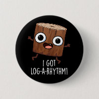 Tengo Log-a-ritmo divertido chiste de madera con f