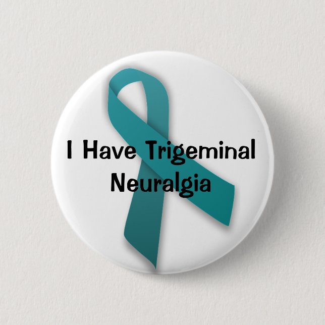 Chapa Redonda De 5 Cm Tengo neuralgia de Trigeminal (Anverso)