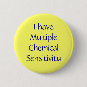Chapa Redonda De 5 Cm Tengo sensibilidad química múltiple