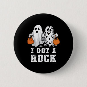 Chapa Redonda De 5 Cm Tengo Un Fantasma De Rock Halloween Fantasma Trick