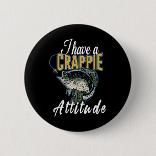Chapa Redonda De 5 Cm Tengo Una Actitud Rappie Pescando
