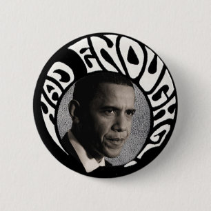 Chapa Redonda De 5 Cm Tenía bastante pinback de Obama