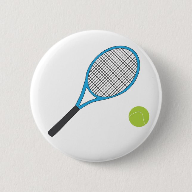 Chapa Redonda De 5 Cm Tenis sobre Césped (Anverso)