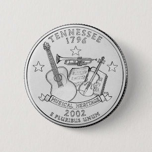 Chapa Redonda De 5 Cm Tennessee