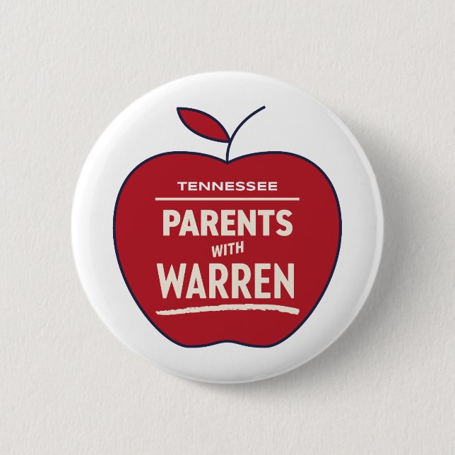 Chapa Redonda De 5 Cm Tennessee Padres Con Elizabeth Warren (Anverso)