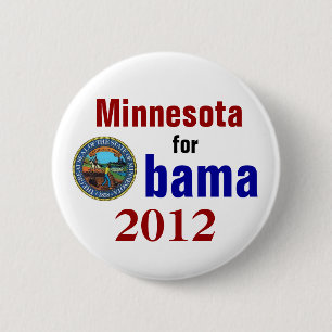 Chapa Redonda De 5 Cm Tennessee para Obama 2012