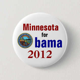 Chapa Redonda De 5 Cm Tennessee para Obama 2012