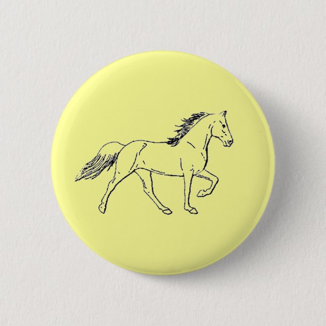 Chapa Redonda De 5 Cm Tennessee Walking Horse (Anverso)