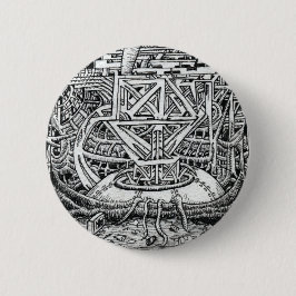 Chapa Redonda De 5 Cm Tentacle Tank de Brian Benson