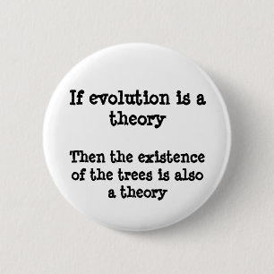 Chapa Redonda De 5 Cm Teoría de la evolución