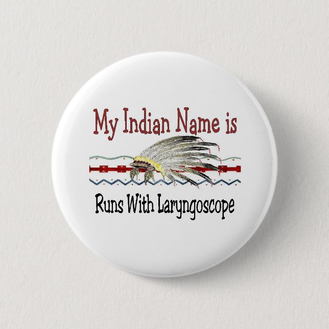 Chapa Redonda De 5 Cm Terapeuta respiratorio (Anverso)