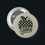 Chapa Redonda De 5 Cm Tercer grado de docente de vuelta a la escuela<br><div class="desc">Tercer grado de docente de vuelta a la escuela</div>