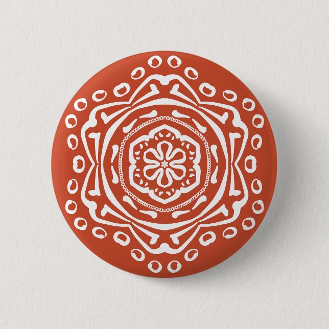 Chapa Redonda De 5 Cm Terracota (Anverso)