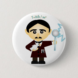 Chapa Redonda De 5 Cm Tesla