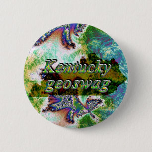 Chapa Redonda De 5 Cm Tesoro de los regalos de Geocaching de los Swags