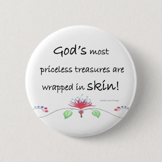 Chapa Redonda De 5 Cm tesoros inestimables