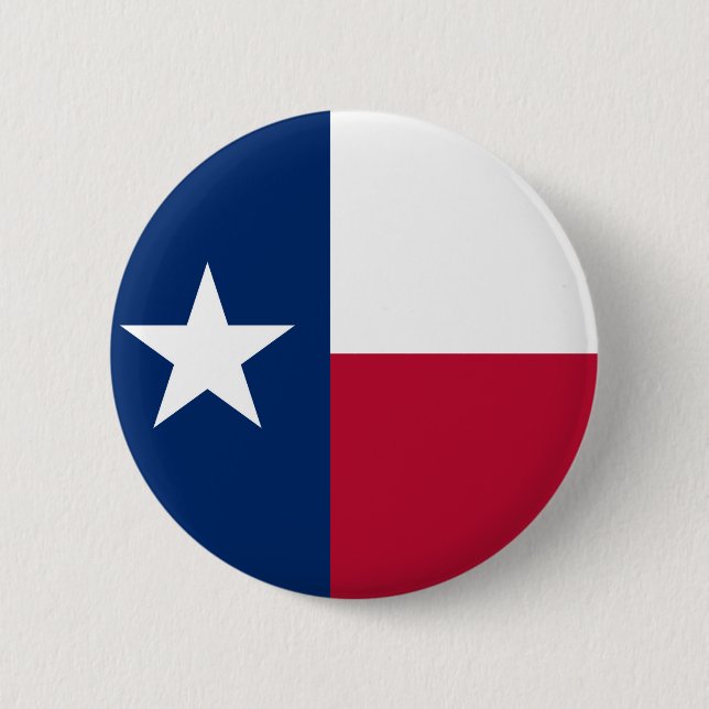 Chapa Redonda De 5 Cm Texan flag (Anverso)