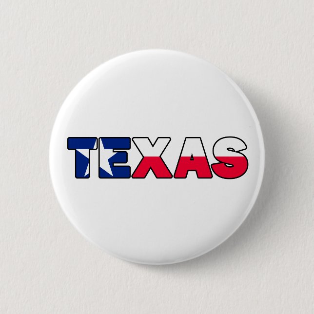 Chapa Redonda De 5 Cm Texas (Anverso)