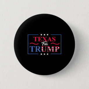 Chapa Redonda De 5 Cm Texas por Trump - Vota republicano pro-trump