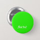 Chapa Redonda De 5 Cm texto personalizado verde claro plano (Anverso y reverso)